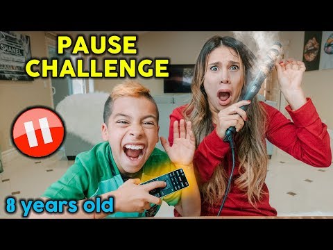 PAUSE CHALLENGE With 8 YEAR OLD KID For 24 HOURS! **Gone Too Far** | The Royalty Family Video