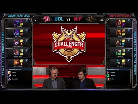 Ninjas in Pyjamas (w Alex Ich) vs Unicorns of Love | Game 2 QuarterFinals EU Challenger Summer 2014