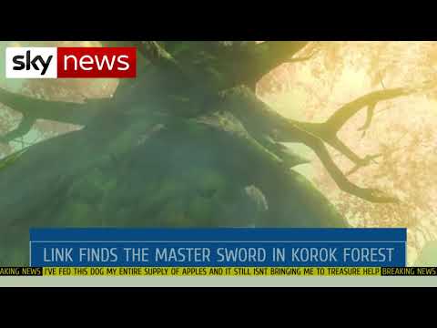 I don't know why he's talking to a great deku tree