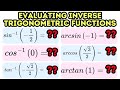 How to Solve Inverse Trigonometric Functions | arcsine | arccosine | arctangent