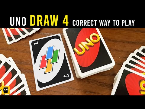 uno +4 correct way to play - How To Play Correctly draw 4 wild card