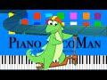 Dora The Explorer Lost City Travel Song Slow EASY Medium 4K Piano Tutorial