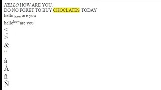 Basic Tags of HMTL(Part3)|Special Characters in HTML