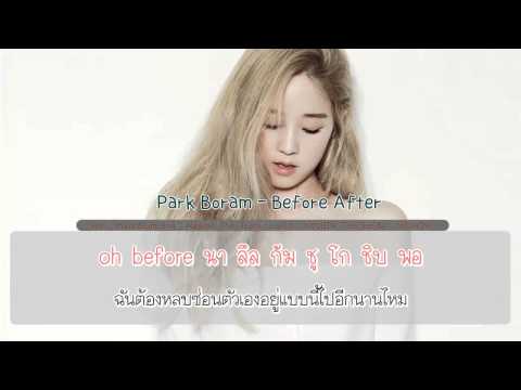 [Thai sub] Park Boram - Before After