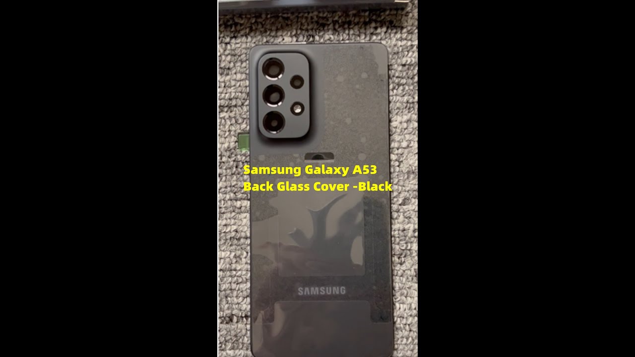 Watch video For Samsung Galaxy A53 Back Glass Rear Housing Cover Replacement Part | oriwhiz.com Now For Samsung Galaxy A53 Back Glass Rear Housing Cover Replacement Part | oriwhiz.com