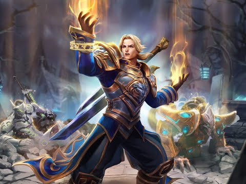 (Hearthstone Mercenaries) Gameplay - Hero Spotlight - (Anduin Wrynn)