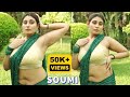 SOUMI GREEN BRASO SAREE FASHION SAREE LOVER BONG BEAUTY Part 2