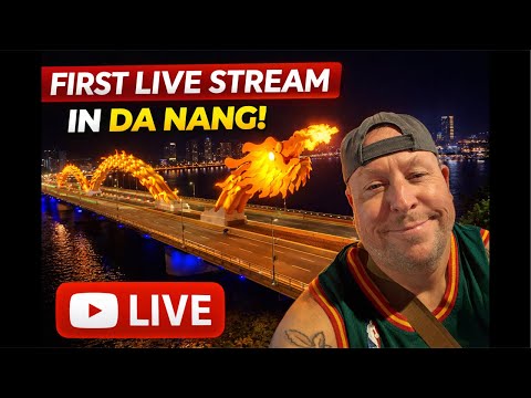 Armyguy Travels is live from DRAGON BRIDGE  in Da Nang Vietnam 🇻🇳 #danang #vietnam #travel