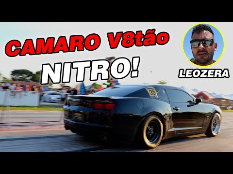 CAMARO V8 NITRO 700CV DE RODA - Vai e volta rodando da pista