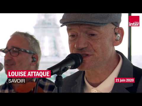 Louise Attaque : "Savoir" pour France Inter à la Maison de la Radio.