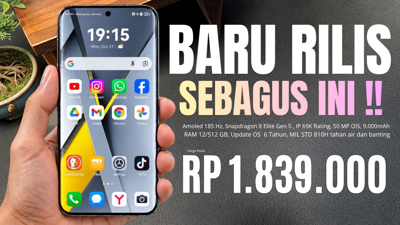 BARU RILIS LANGSUNG WORTH IT‼️RAM 12GB/512GB, BATERAI 9.000mAh | HP TERBARU DAN TERBAIK AKHIR TAHUN