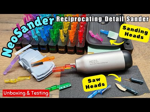 BRAND NEW Awesome Hobby Tool! Testing the NeoSander - a Mini Reciprocating Sander & Saw