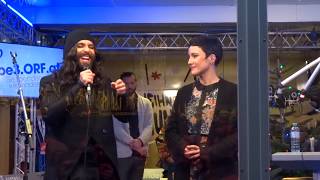 Conchita Wurst & Ina Regen - Heast as net, Ö3 Weihnachtswunder, Linz, 20.12.2017