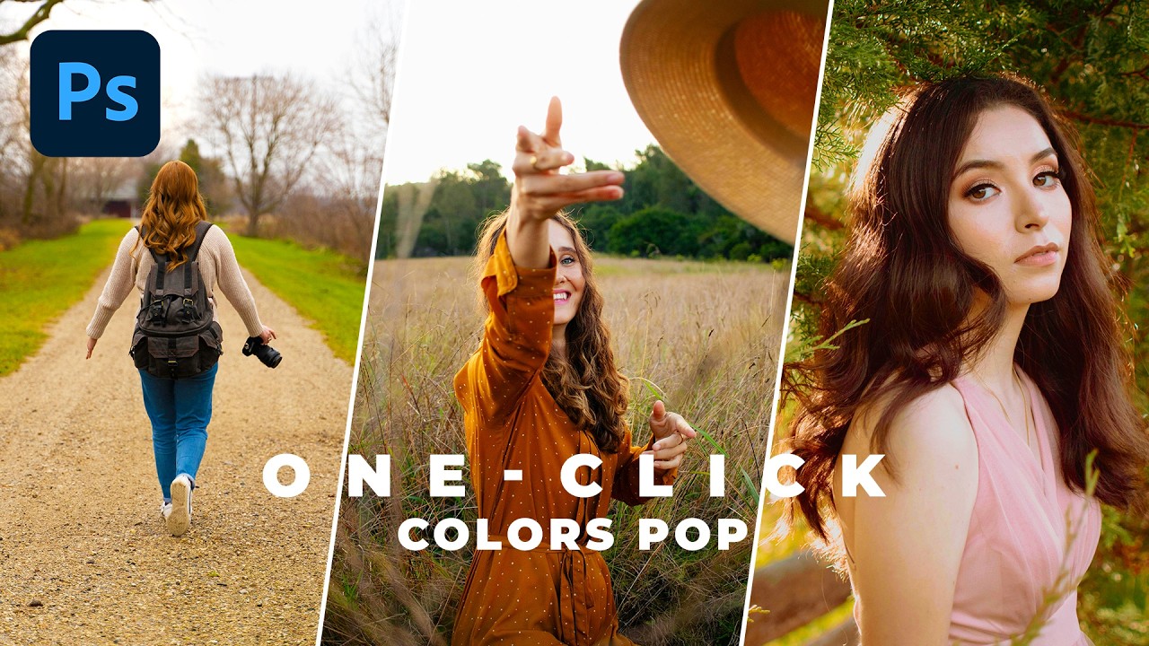 How to Make Colors Pop in Photoshop | Easy Color Pop Effect | Photoshop Tutorial