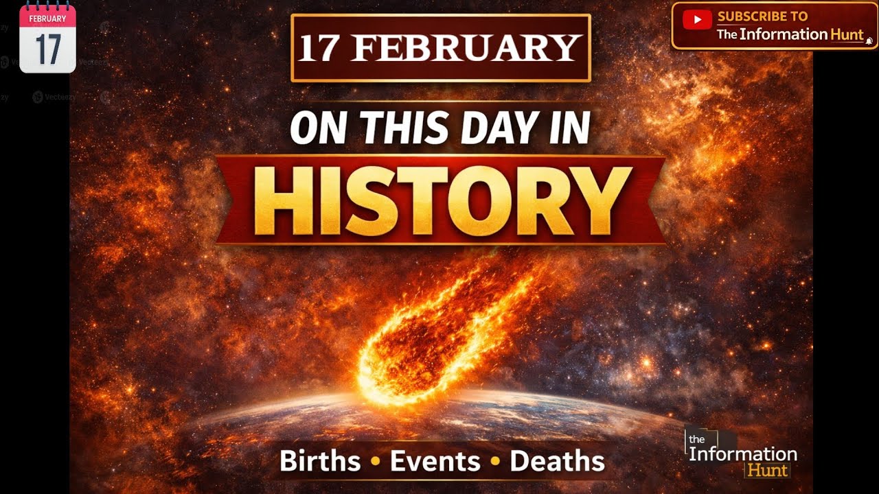 Today in History – 17 February | Major Events, Famous Birthdays & Death Anniversary