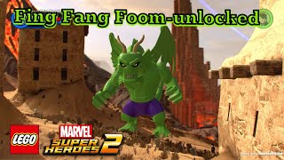 Lego marvel superheroes 2 Unlocking-Fing Fang Foom