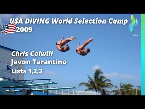 2009 Chris Colwill, Jevon Tarantino USA Diving Mens 3 Meter Diving Synchro Double Diving