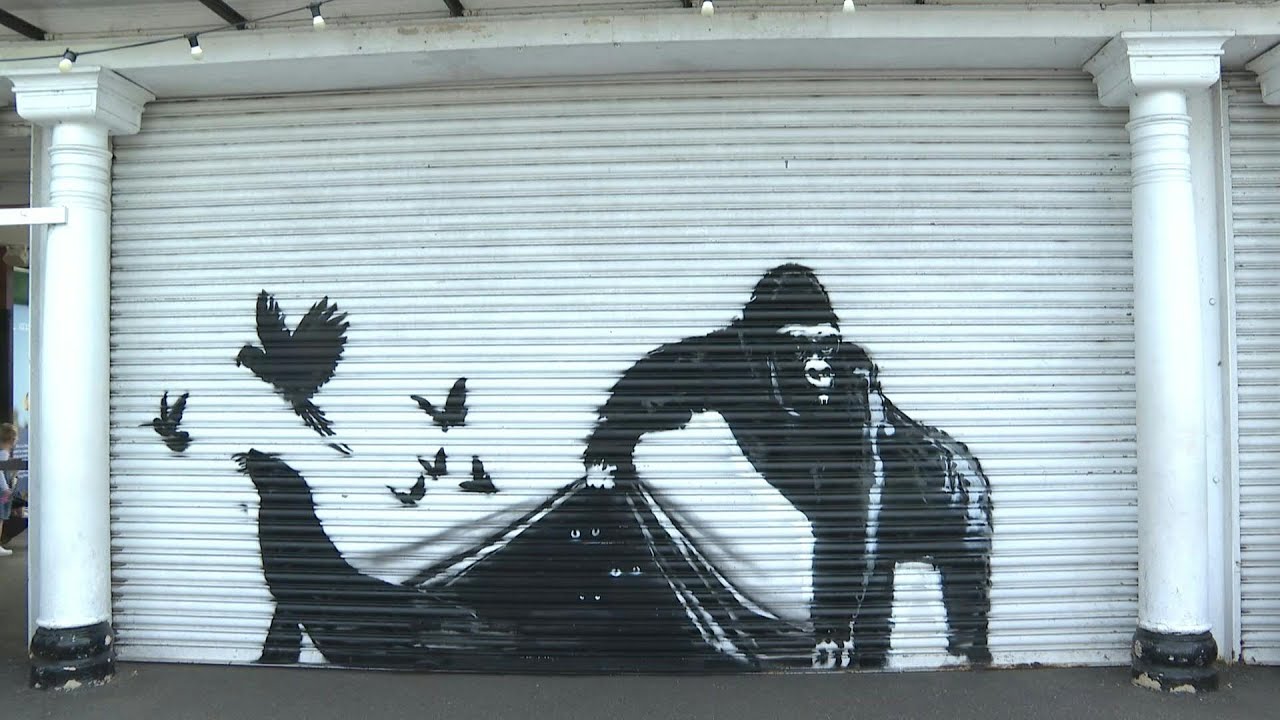 Banksy's animal-themed artworks popping up across London | AFP