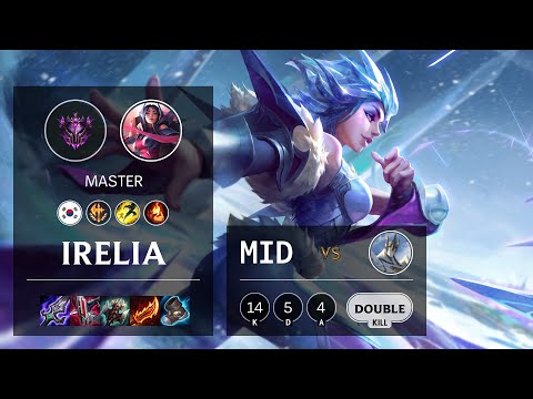 Irelia Mid vs Galio - KR Master Patch 11.13