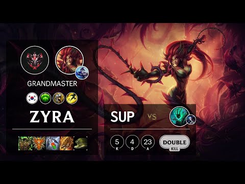 Zyra Support vs Thresh - KR Grandmaster Patch 10.20