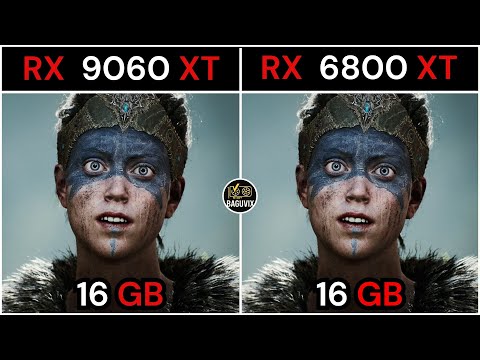 RX 9060 XT VS RX 6800 XT + AMD Ryzen™ 7 7800X3D : TEST IN 21 GAMES