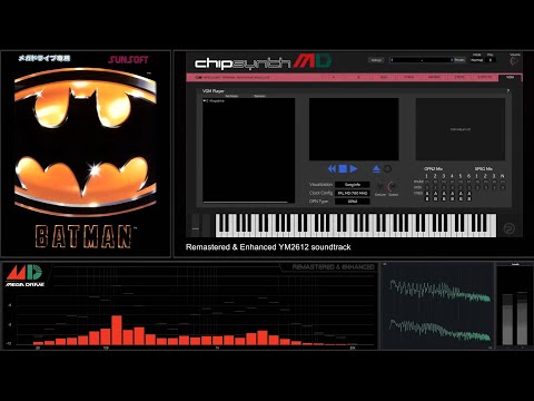 [Sega Megadrive Soundtrack] Batman Track 03 Stage 1  Gotham City Streets 1  [Remastered & Enhanced]