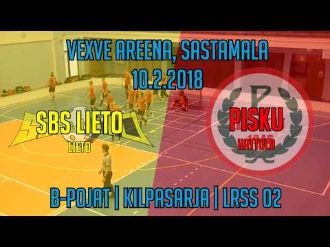 SBS Lieto - Pisku | VexVe Areena, Sastamala, 10.2.2018 | B-pojat kilpasarja LRSS 02