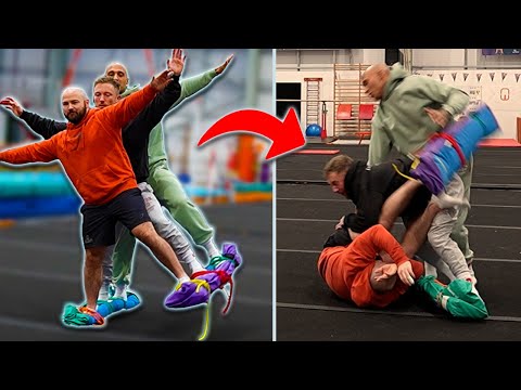 Can we flip whilst joined together!?