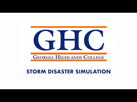 GHC Storm Disaster Simulation - Georgia Highlands College