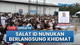 Diguyur Hujan Deras sejak Pagi, Warga Muhammadiyah di Nunukan Tetap Khusyuk Salat Idul Fitri