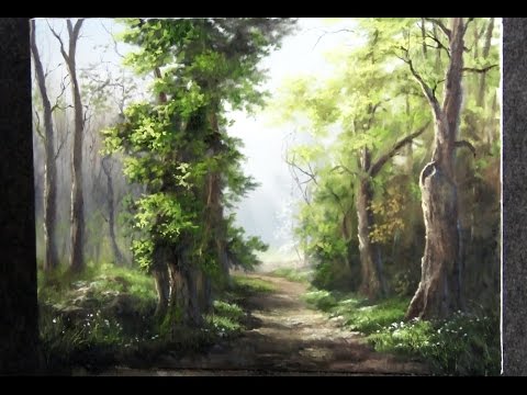 Oil Painting Walk in the Forest - Paint with Kevin Hill