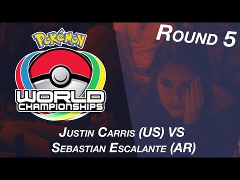 CHAMPIONNAT DU MONDE POKEMON 2016 : Day 2 - Round 5 - Justin Carris (US) VS Sebastian Escalante (AR)