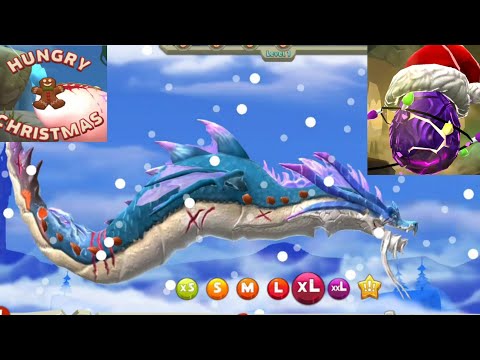 Hungry Dragon Modapk||poseidran Unlocked Gameplay Christamas Special