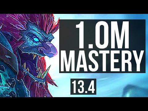 TRUNDLE vs CAMILLE (TOP) | 1.0M mastery, 8/4/16 | KR Diamond | 13.4