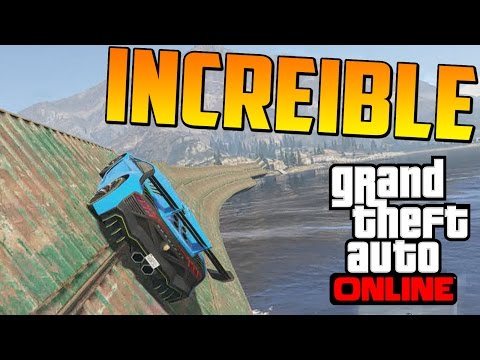 INCREÍBLE!!! SÚPER MEGA DIFICIL!! - Gameplay GTA 5 Online Funny Moments (Carrera GTA V PS4)