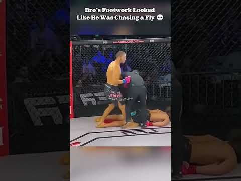 Bro’s Footwork Looked Like He Was Chasing a Fly 💀 #ufc #helpmemakethismakesense #mma