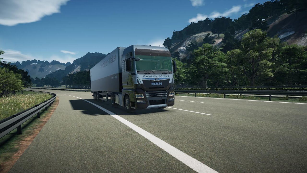 Игра On The Road: Truck Simulator для PS4 (Blu-ray диск) ENG Б/У