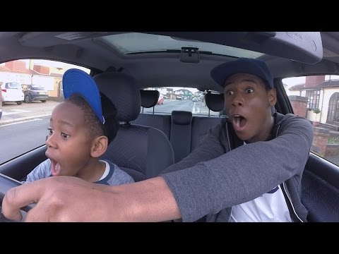 TEACHING A 8 YEAR OLD HOW TO DRIVE *ALMOST DIED* *POLICE CALLED*