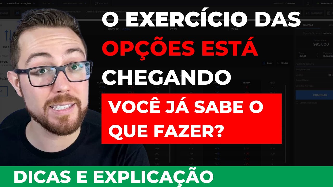 COMO LIDAR E SE SAIR BEM COM O EXERCÍCIO DAS SUAS OPÇÕES: ENTENDA COMO FUNCIONA | DICA E EXPLICAÇÃO