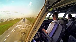 MD-11 COCKPIT VIEW - Landing MIAMI | Martinair Cargo