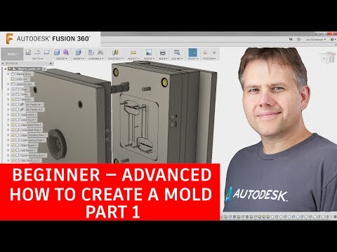 Fusion 360 Tutorial — Beginner To Advanced — How To Create a Mold— Part 1 Video