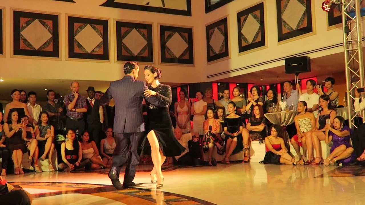 Diego Amorin y Cecilia Capello  - 1/2 , Bangkok tango festival 2017