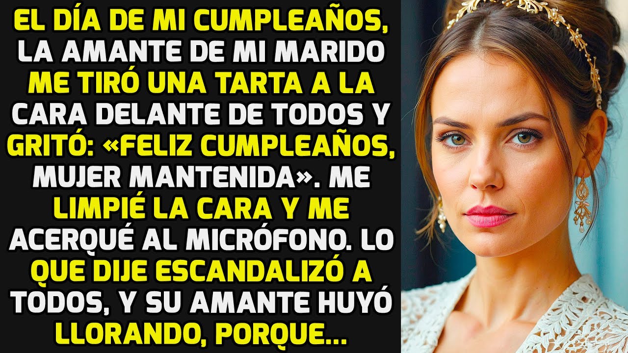 El Día De Mi Cumpleaños La Amante De Mi Marido Me Tiró Una Tarta: «Feliz Cumpleaños!» HISTORIAS VIDA