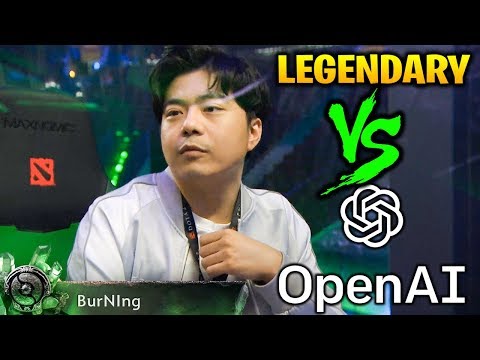 OPEN AI FIVE vs BURNING FERRARI_430 DK LEGENDARY TEAM - GLADOS CASTER