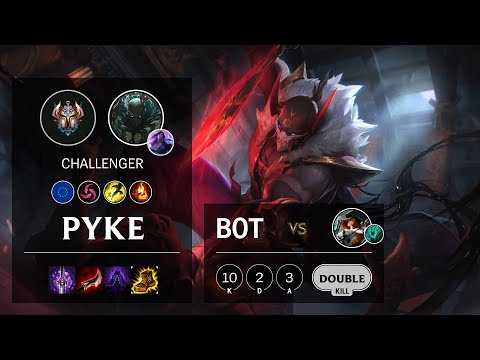Pyke Bot vs Miss Fortune - EUNE Challenger Patch 10.16