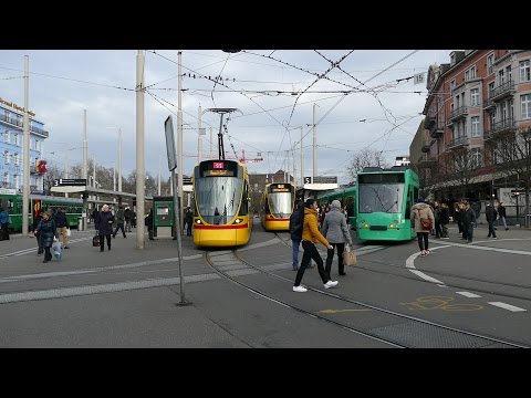 Basel Station tram SBB / SNCF