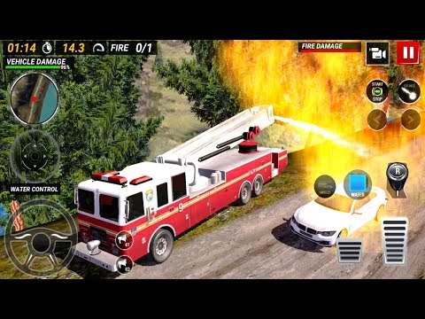Fire Truck Driving Simulator - Firefighter Games! Android gameplay
