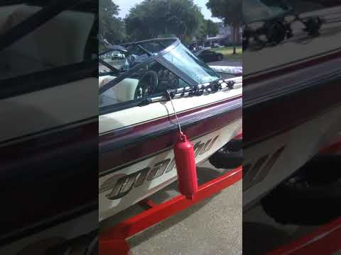 How I keep water from pooling on boat cover 1998 Malibu or support any Boat cover