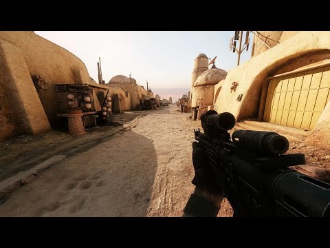 Star Wars Battlefront 2 RTX 3090 - Real Life Mod with Ray tracing  - 4K  [NO HUD]