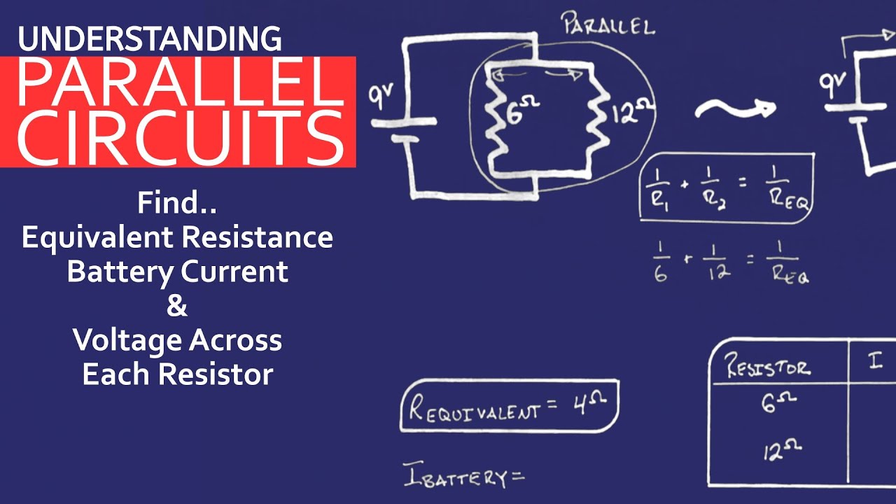 Find Equivalent Resistance & Voltage of a Parallel Circuit